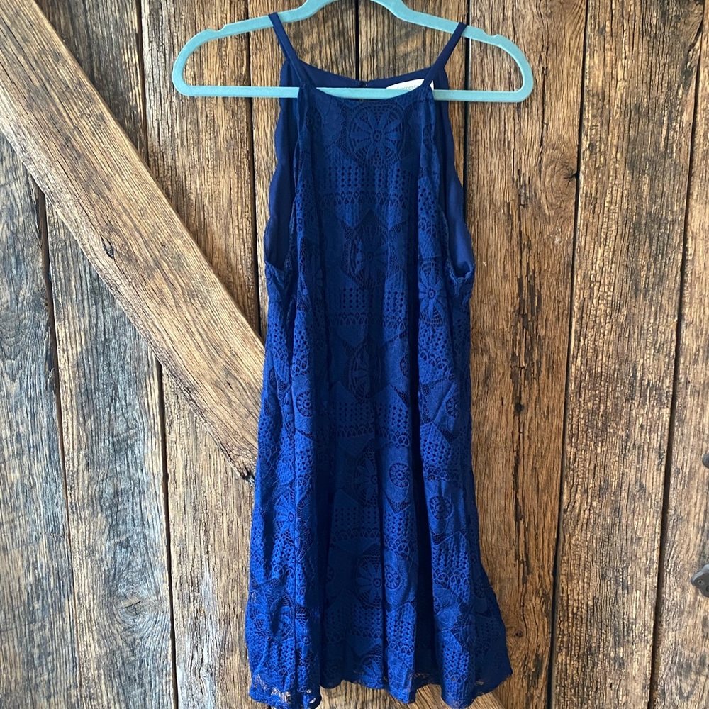 Blue dress
